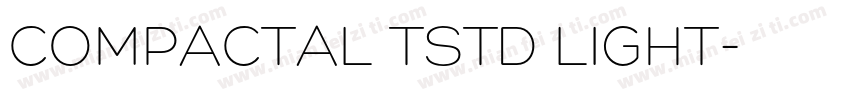 COMPACTAL TSTD LIGHT字体转换
